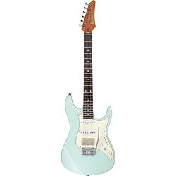 Foto van Ibanez prestige az2204nw mint green elektrische gitaar met koffer