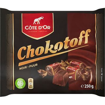 Foto van Cote d'sor chokotoff chocolade snoepjes 250g bij jumbo