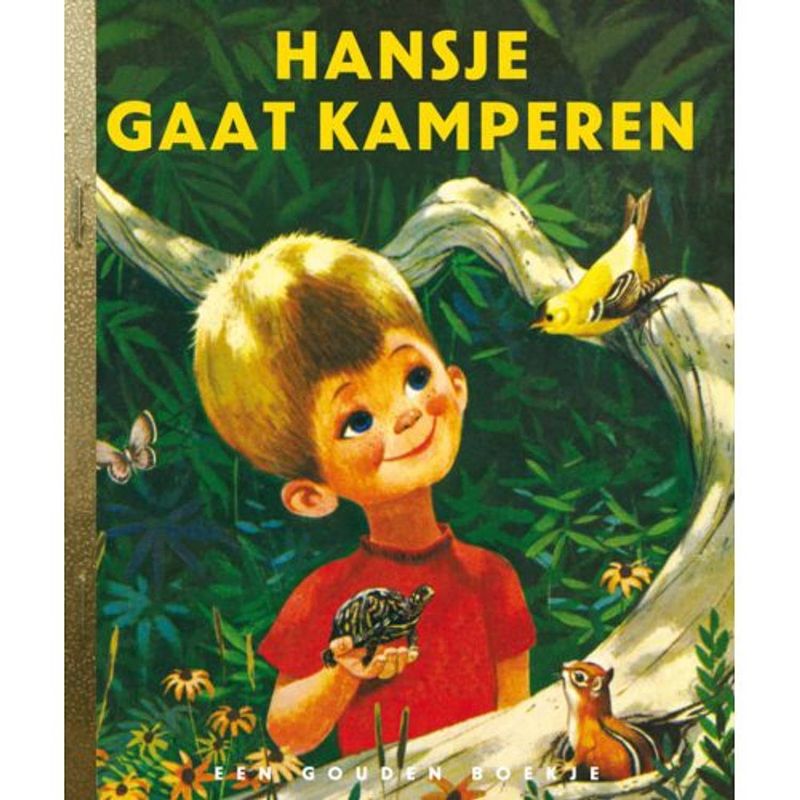 Foto van Hansje gaat kamperen - gouden boekjes