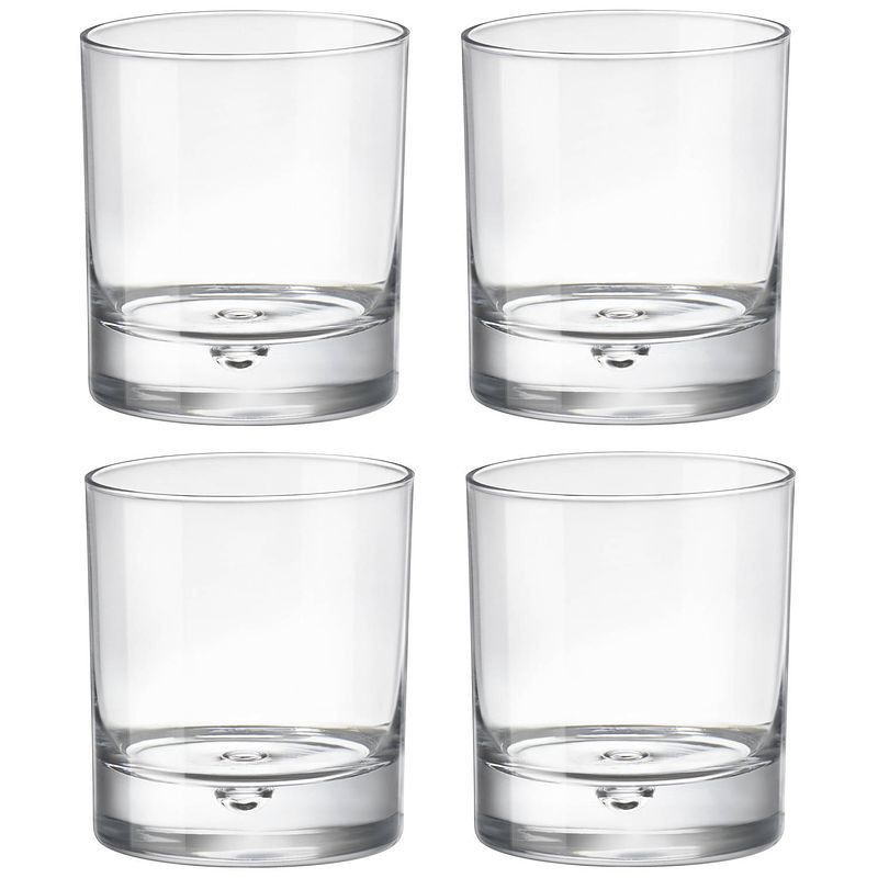 Foto van Whisky glazen - 12x - barglass serie - transparant - 280 ml - whiskeyglazen