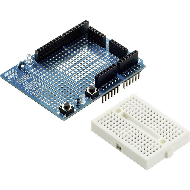 Foto van Tru components protoshield prototyping board