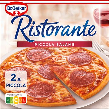 Foto van Dr. oetker ristorante pizza piccola salami 2pack 280g bij jumbo