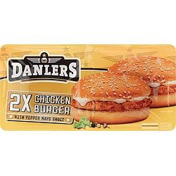 Foto van Danlers chicken burger 2 stuks 250g bij jumbo