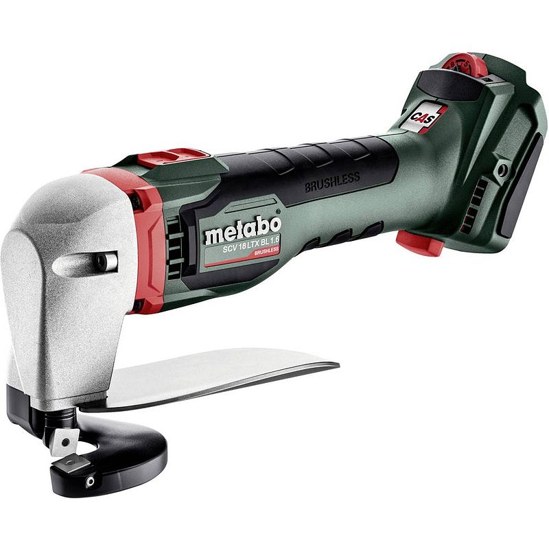 Foto van Metabo 601615840 scv 18 ltx bl 1.6 metaloc accu plaatschaar zonder accu, incl. koffer