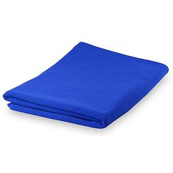 Foto van Yoga/fitness handdoek extra absorberend 150 x 75 cm blauw - sporthanddoeken