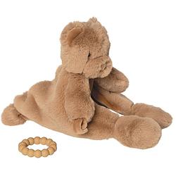 Foto van Manhattan toy knuffelbeer junior 18 cm pluche bruin 2-delig