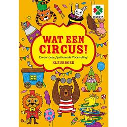 Foto van Selecta kleurboek wat een circus! junior 30 x 21 cm papier