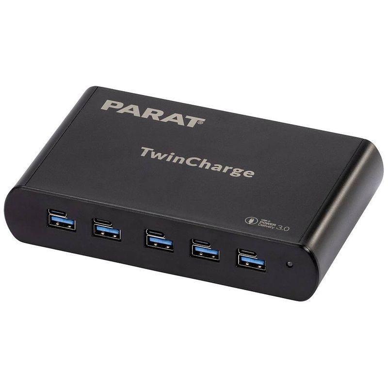 Foto van Parat paraproject® tc5 twincharger usb-c® 990587999 usb-oplader binnen