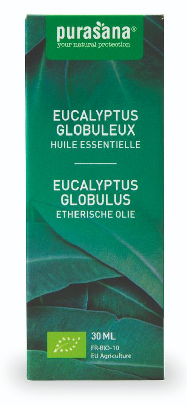 Foto van Purasana etherische olie eucalyptus globulus