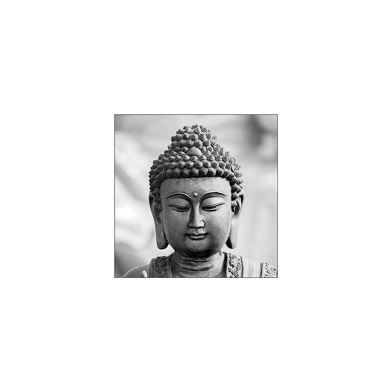 Foto van Ambiente servetten buddha head 33x33cm