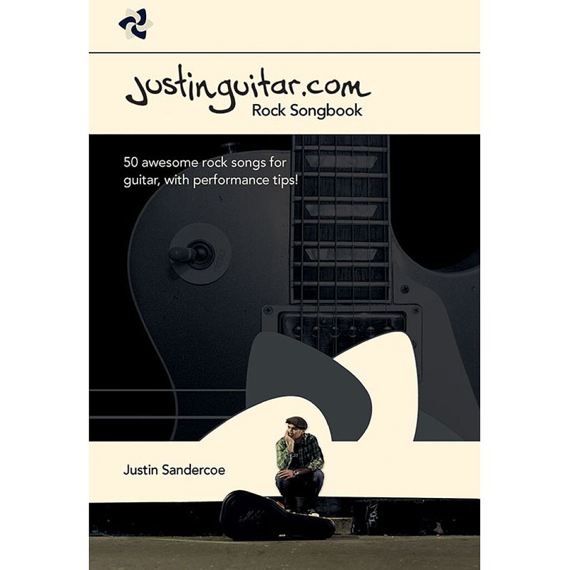 Foto van Wise publications the justinguitar.com rock songbook lyrics en gitaarakkoorden
