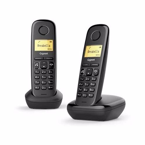 Foto van Gigaset dect set gignl-a270duo-blk