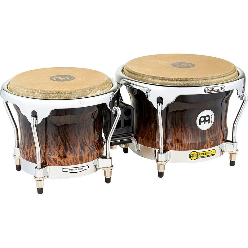 Foto van Meinl fwb400bb professional brown burl bongo'ss