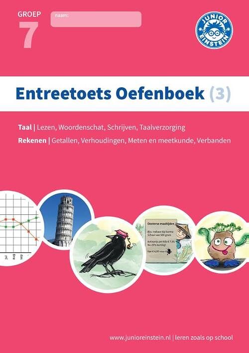 Foto van Entreetoets oefenboek - paperback (9789082357998)