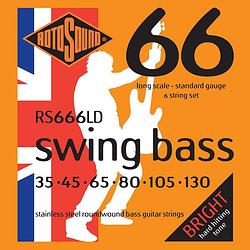 Foto van Rotosound 666ld swing bass 66 set basgitaarsnaren 35 - 130