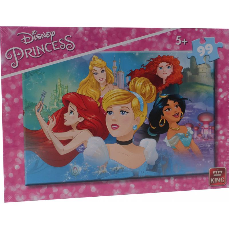 Foto van King legpuzzel disney princess junior 99 stukjes