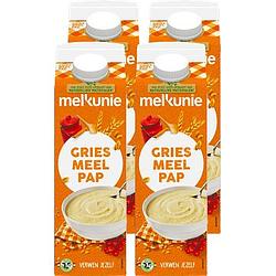 Foto van Melkunie griesmeel pap 4 x 1l bij jumbo