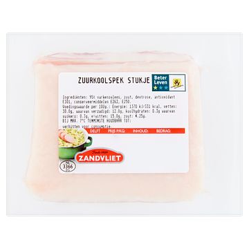 Foto van Zandvliet zuurkoolspek stukje ca. 250g bij jumbo