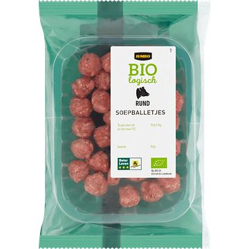 Foto van Jumbo biologisch rund soepballetjes 150g