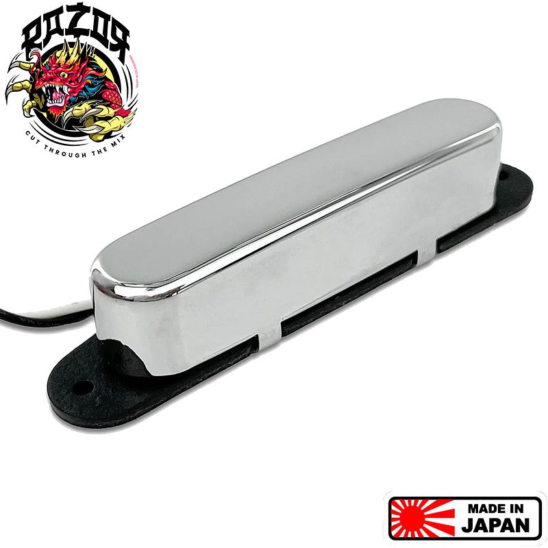 Foto van Razor blue moon neck pickup for telecaster® - chrome cover