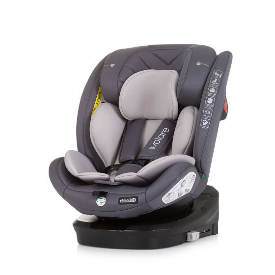 Foto van Chipolino volare autostoel i size 40 150 cm isofix 360° granite