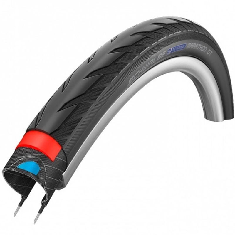 Foto van Schwalbe buitenband marathon gt 28 x 1.50 (40-622) zwart