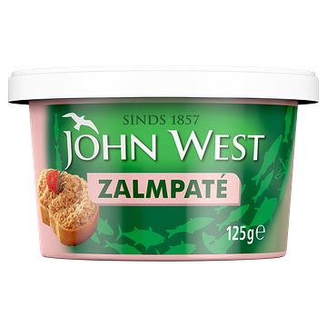 Foto van John west zalmpate 125 gram bij jumbo