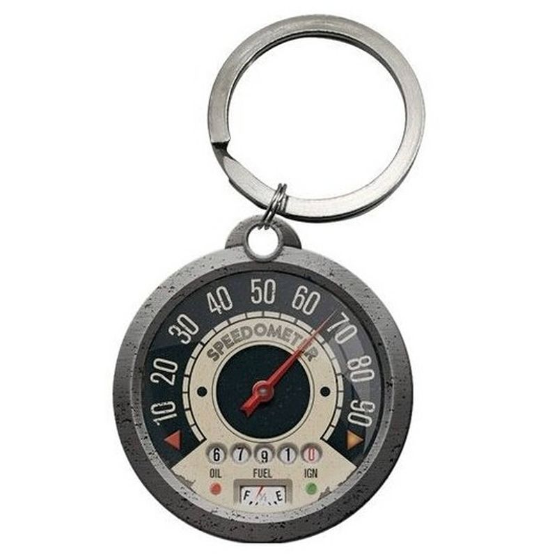 Foto van Sleutelhanger snelheidsmeter rond 4 cm