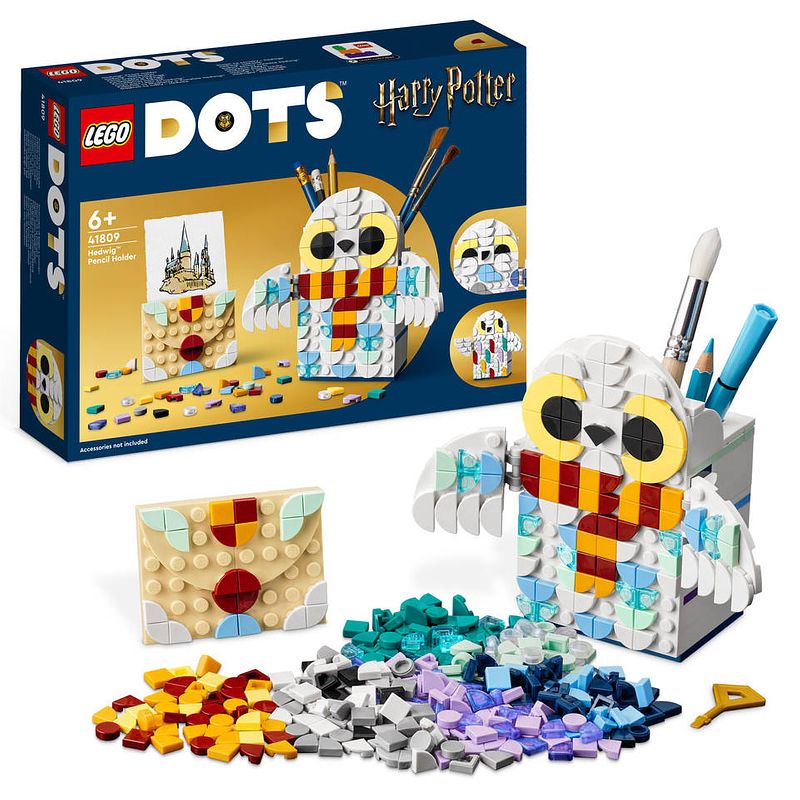 Foto van Lego dots harry potter hedwig potloodhouder 41809