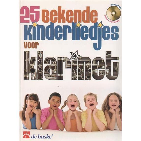 Foto van De haske - 25 bekende kinderliedjes voor klarinet