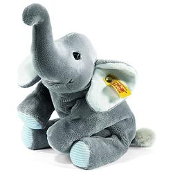 Foto van Steiff knuffel floppy olifant trampili, grijs