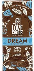 Foto van Lovechock dream vegan melkchocolade | met rijstdrank & kokos