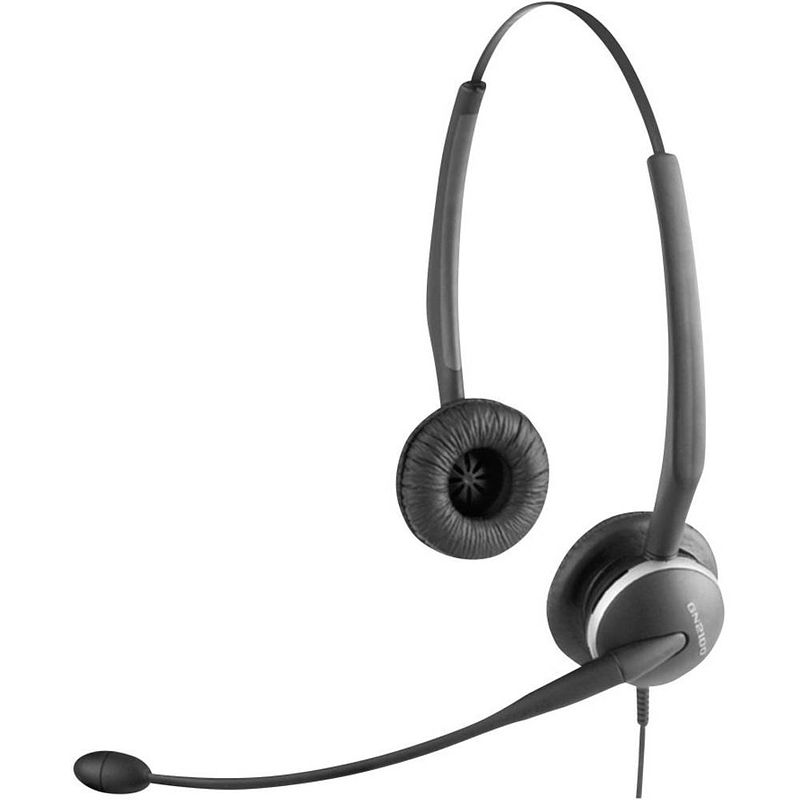 Foto van Jabra gn2100 on ear headset kabel telefoon stereo zwart noise cancelling