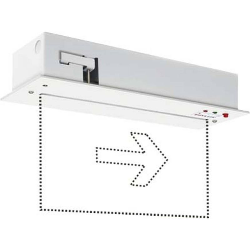 Foto van Esylux en10030352 vluchtwegverlichting plafondinbouwmontage rechts, links