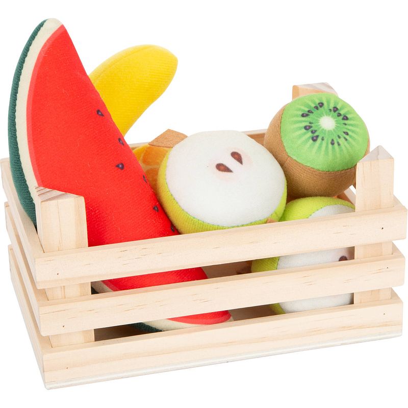 Foto van Small foot fruitset junior 18 x 12 cm hout/vilt 6-delig