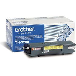 Foto van Brother toner, 8.000 pagina'ss, oem tn-3280, zwart 3 stuks