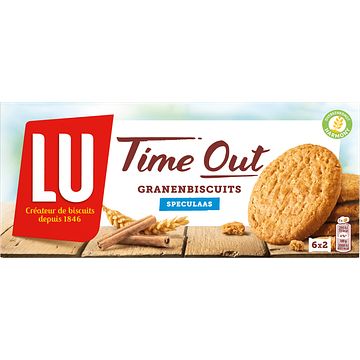 Foto van Lu time out granenbiscuits koekjes speculaas 6 x 2 stuks 171g bij jumbo