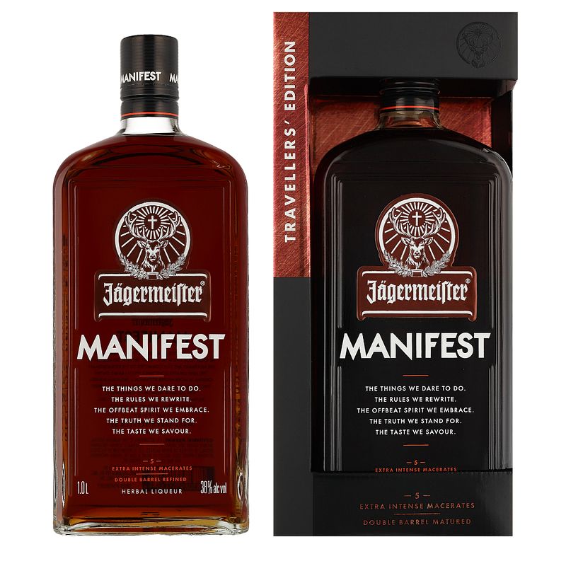 Foto van Jagermeister manifest 1ltr likeur