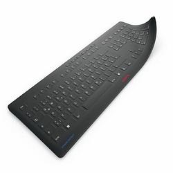 Foto van Cherry stream-protect membrane toetsenbord-afdekfolie zwart