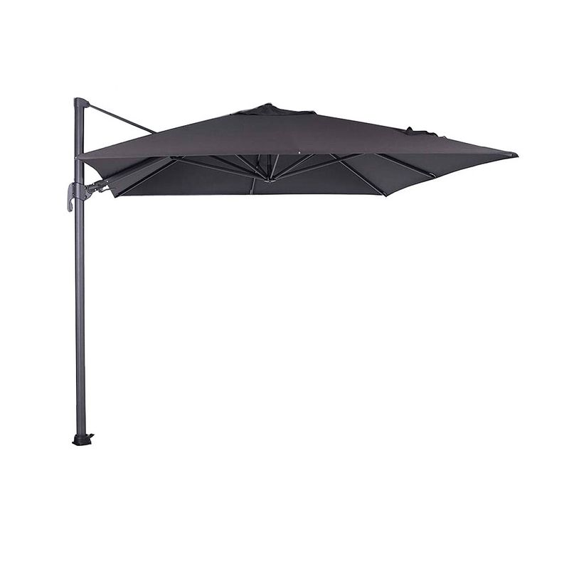 Foto van Garden impressions hawaii zweefparasol s 250x250 - donker grijs - zwart