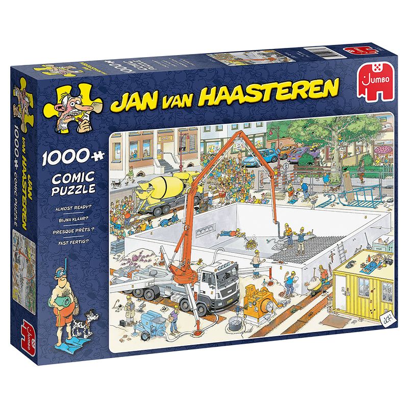 Foto van Jan van haasteren bijna klaar? - 1000 stukjes