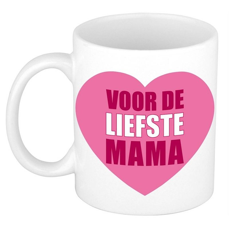 Foto van Moederdag cadeau mok / beker - voor de liefste mama - 300 ml