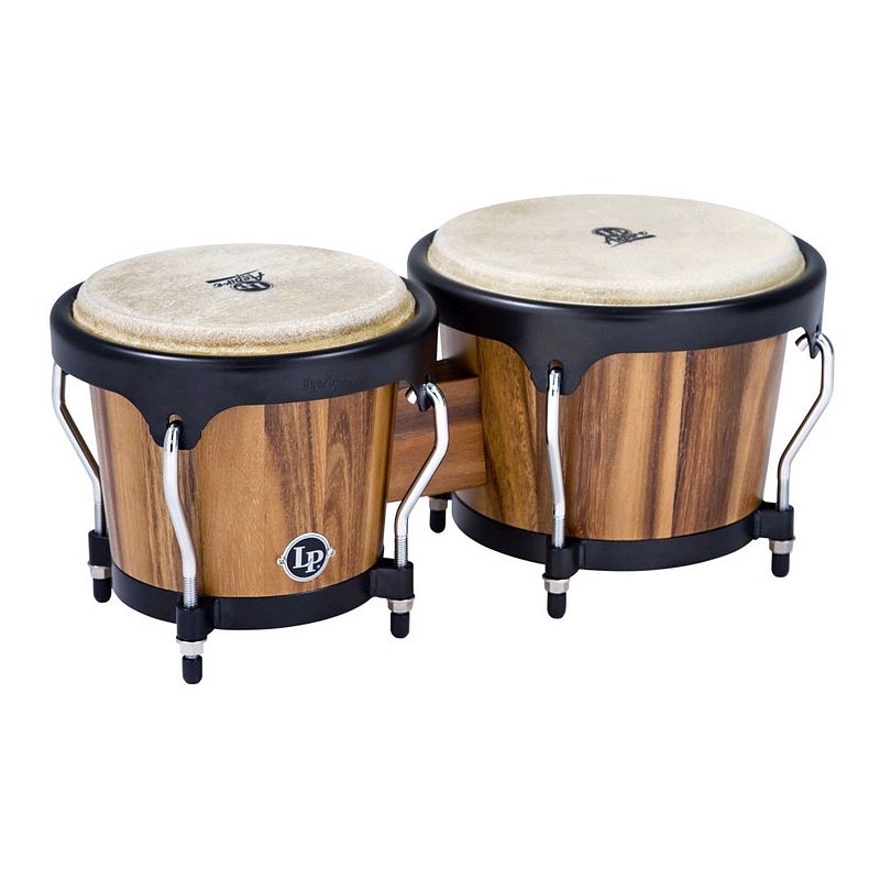 Foto van Latin percussion lpa601-sw aspire walnut bongoset