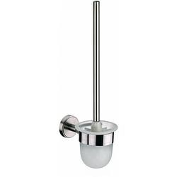 Foto van Kela toiletborstel marbea wandhouder 43 x 12 cm rvs zilver