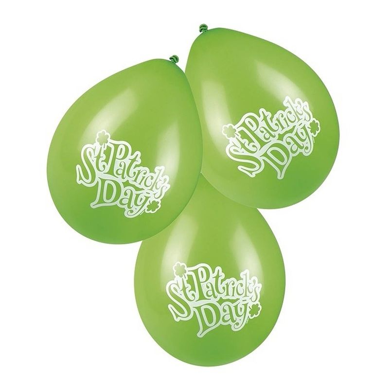 Foto van 6x stuks groene st. patricks day thema ballonnen 25 cm - ballonnen