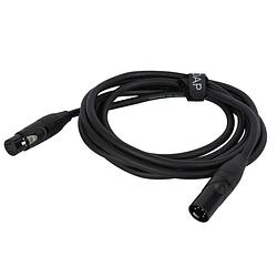 Foto van Dap flx08 dmx-kabel xlr 5-pins m-f 0,75 meter