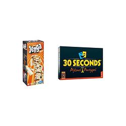 Foto van Spellenbundel - bordspellen - 2 stuks - jenga & 30 seconds