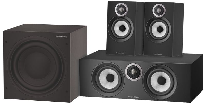 Foto van Bowers & wilkins htm6 s3 + 606 s3 + asw610 zwart