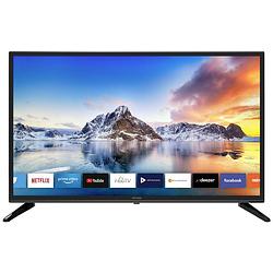 Foto van Dyon dyon smart 32 xt led-tv 80 cm 31.5 inch energielabel f (a - g) dvb-t2, dvb-c, dvb-s, hd ready, smart tv, wifi, ci+* zwart