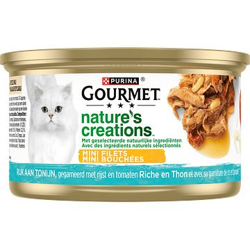 Foto van Purina gourmet™ nature's creations, rijk aan tonijn 85g bij jumbo